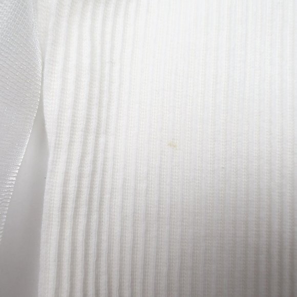 NWT Anthropologie DOLAN Left Coast Sheer-Sleeve Puff-Sleeve Top White - Small - Picture 11 of 14